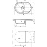 Мойка кухонная LEMARK LACHA 760 шампань 9910060