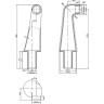Переходники LEMARK LM8558СR для установки смесителя на борт ванны LM8558CR