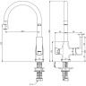 Смеситель LEMARK URSUS LM7261BL для кухни с подключением к фильтру